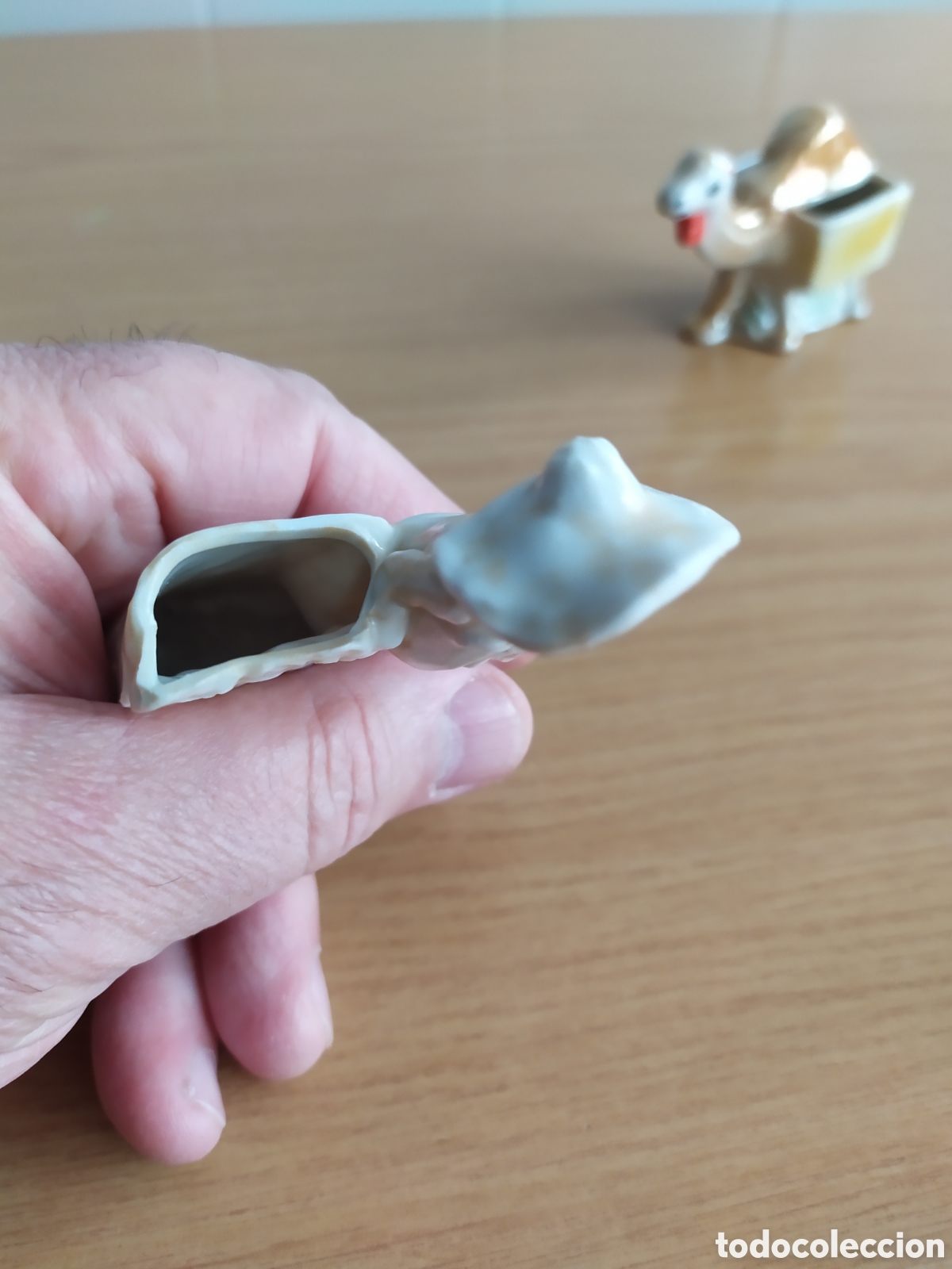 Antig&uuml;edades: Dos palilleros de porcelana. - Foto 6