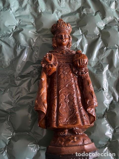 Antig&uuml;edades: LOTE 2 FIGURAS ESCAYOLA PINTADA - Foto 2