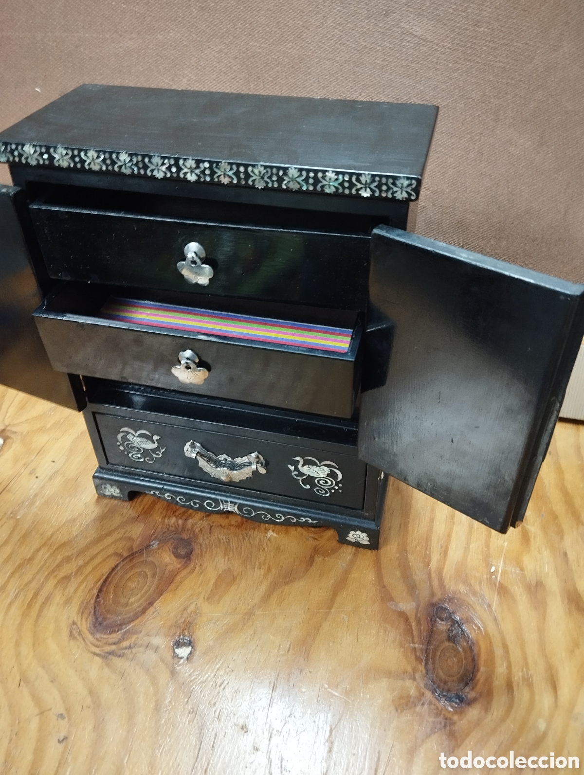 Antig&uuml;edades: ANTIGUO ARMARIO JOYERO - Foto 4