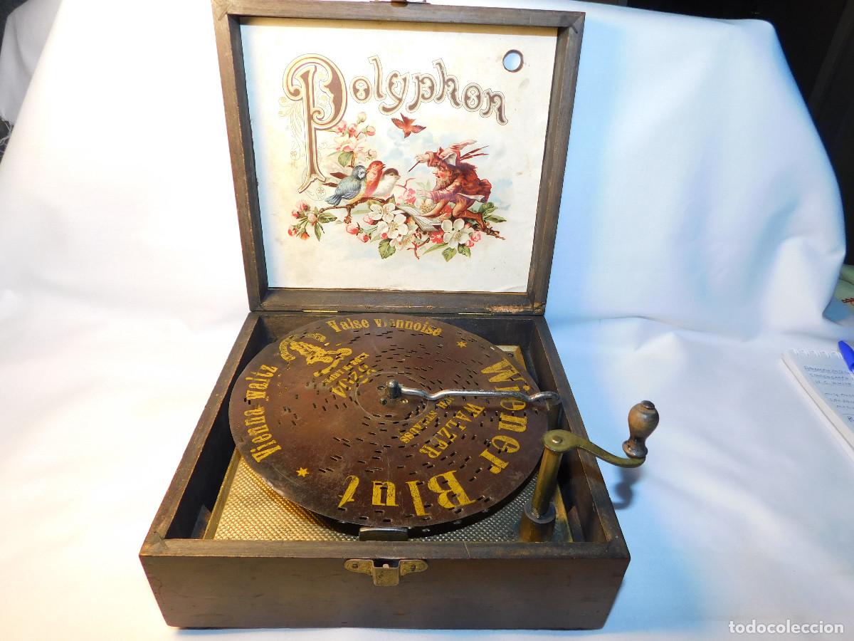 Antig&uuml;edades: Polyphon Caja Musical Original Alemana S.19
