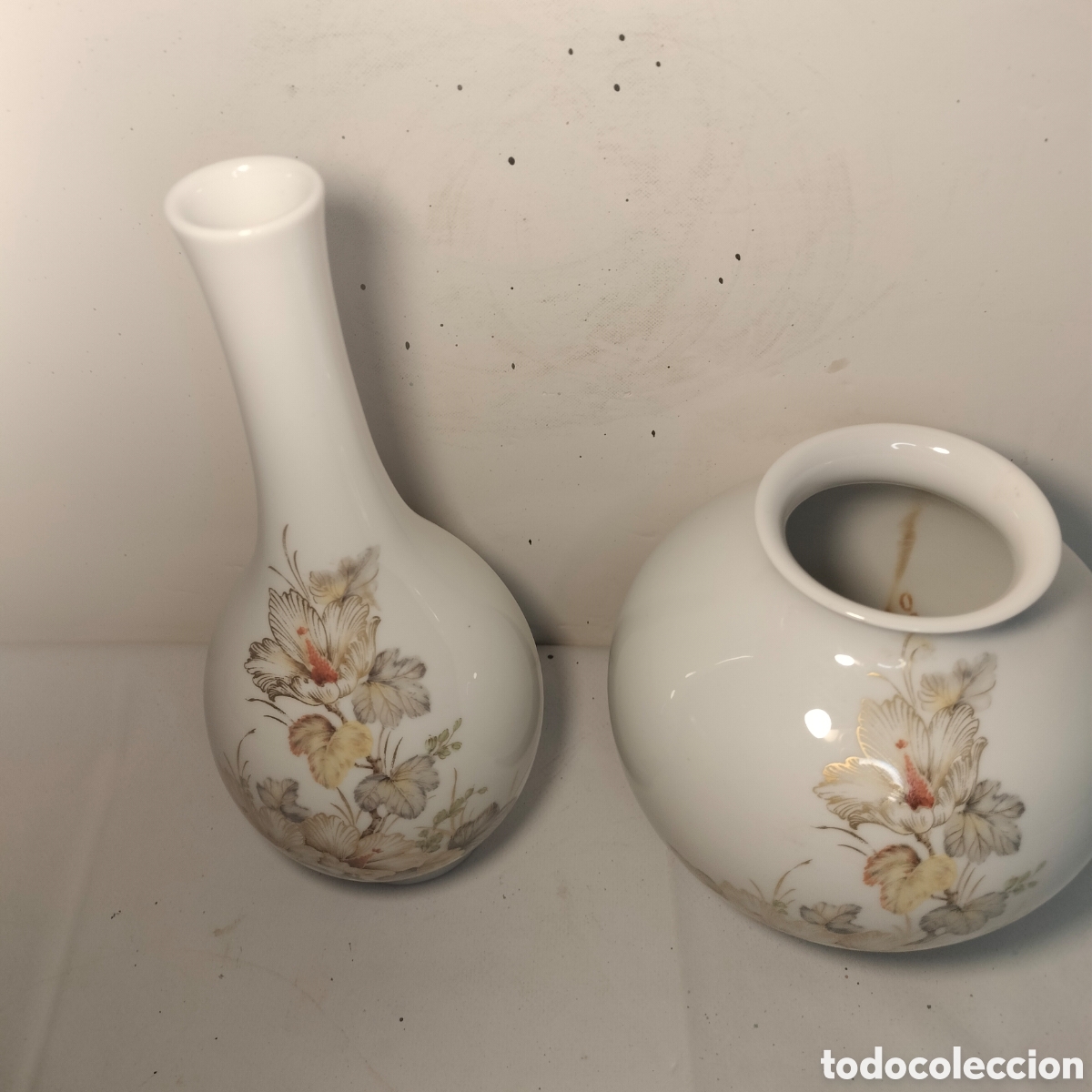 Antig&uuml;edades: Dos Jarrones Porcelana- Kaiser- Alice - Foto 4
