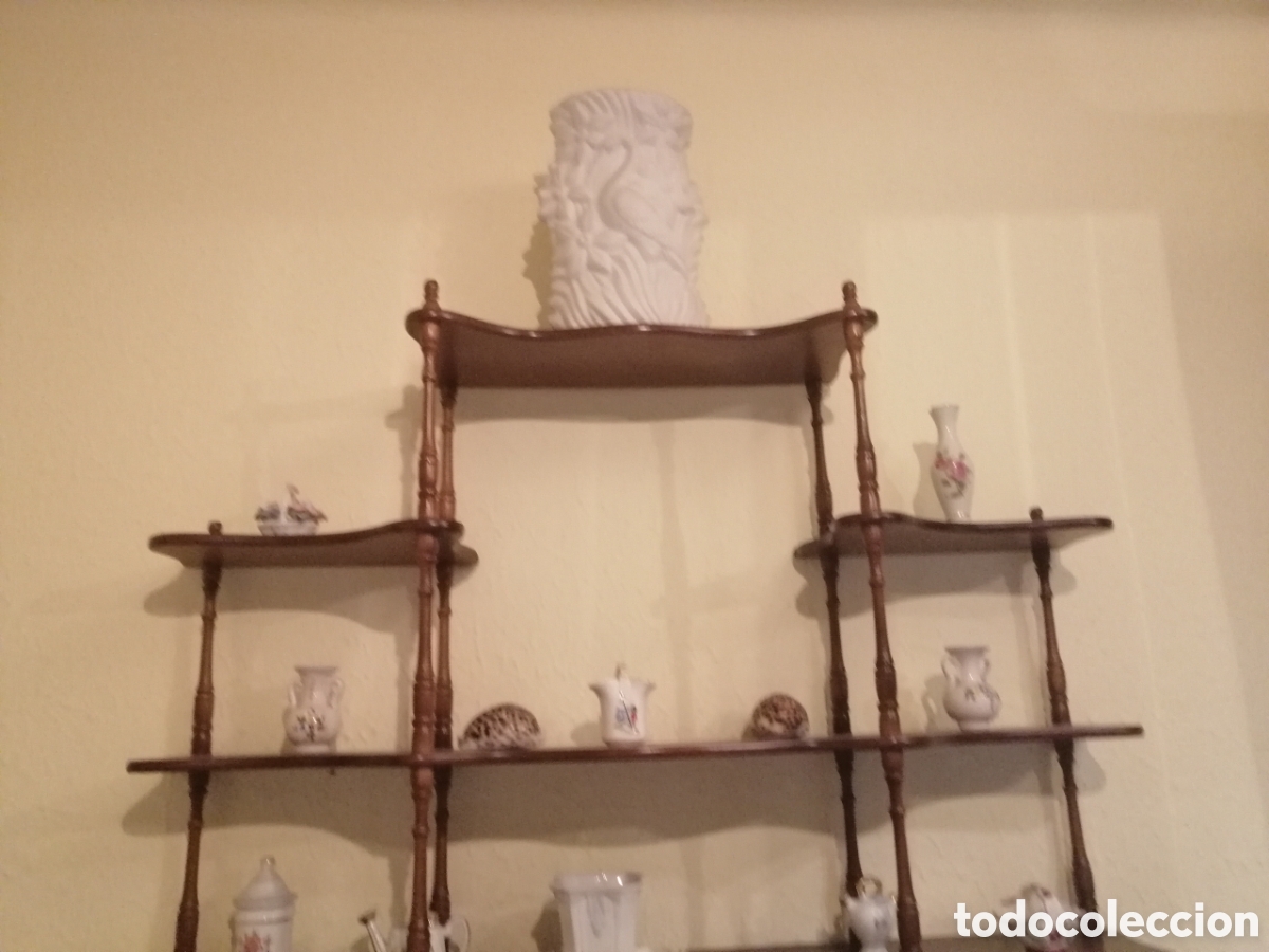 Antig&uuml;edades: Estanter&iacute;a De Madera Grande - Foto 2