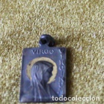 Antig&uuml;edades: Antiguo escapulario Virgen de Lourdes. - Foto 1