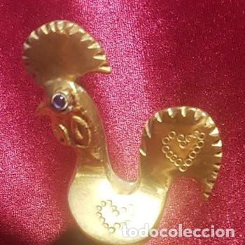 Antig&uuml;edades: Figura de gallo en bronce. - Foto 2