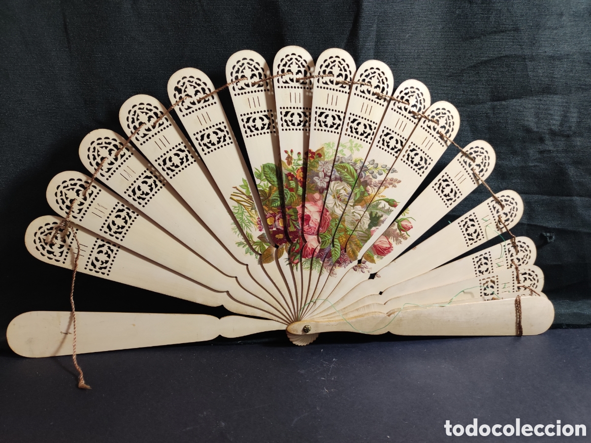 Antig&uuml;edades: Abanico completo para restaurar - Foto 1