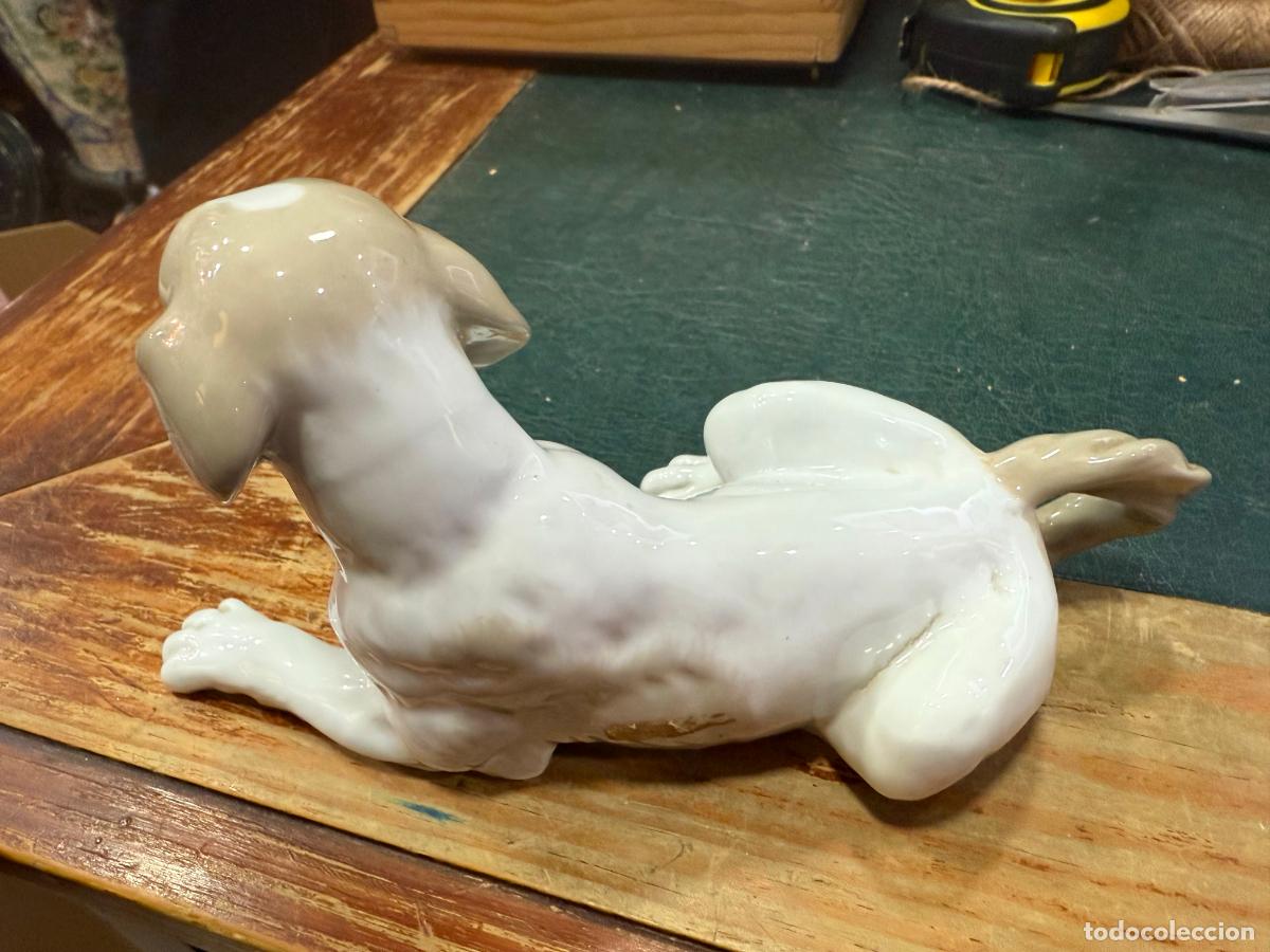 Antig&uuml;edades: PERRO CERAMICA LLADRO - MEDIDA 19 CM - Foto 5