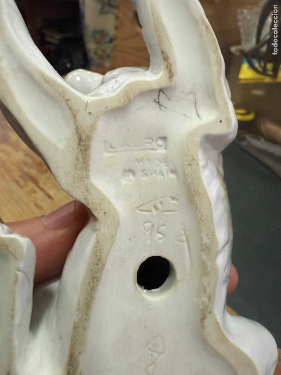 Antig&uuml;edades: PERRO CERAMICA LLADRO - MEDIDA 19 CM - Foto 8