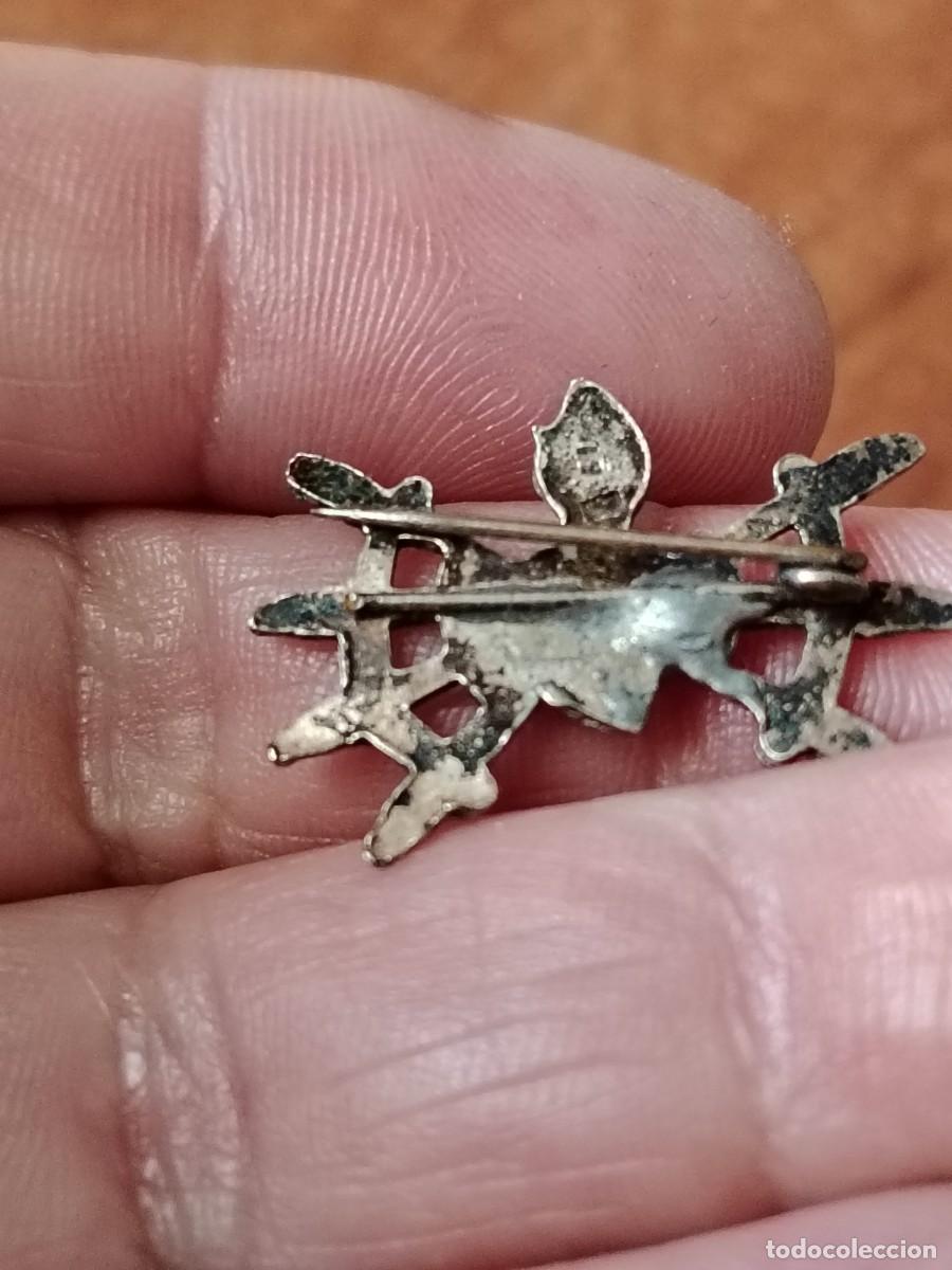 Antig&uuml;edades: Insignia coraz&oacute;n con 7 espadas virgen dolorosa - Foto 5
