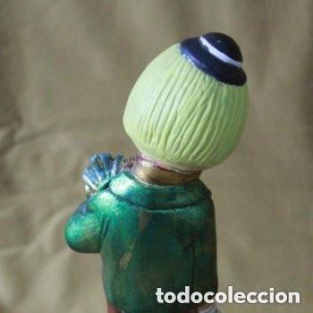 Antig&uuml;edades: Figura de cer&aacute;mica. Payaso. - Foto 3