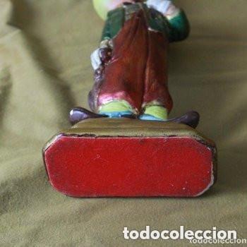Antig&uuml;edades: Figura de cer&aacute;mica. Payaso. - Foto 4