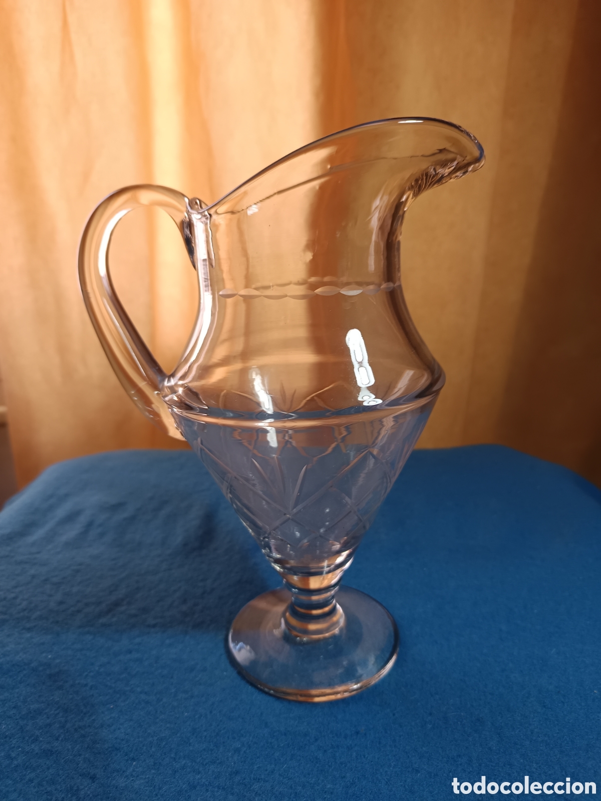 Antig&uuml;edades: Jarra de cristal tallado - Foto 2