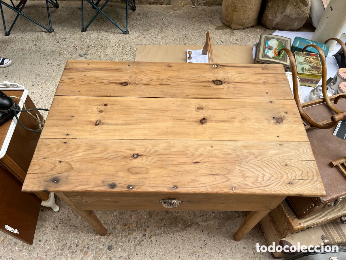 Antig&uuml;edades: Mesa tocinera restaurada - Foto 3