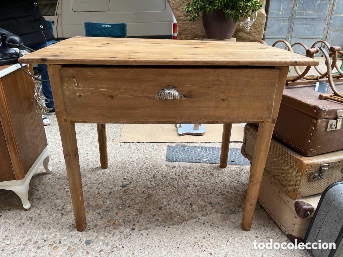 Antig&uuml;edades: Mesa tocinera restaurada - Foto 1