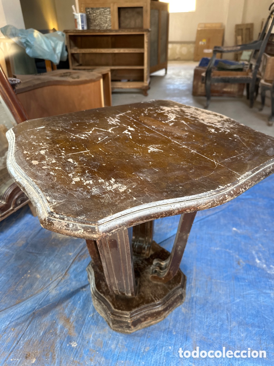 Antig&uuml;edades: Mesa esquinera decorativa - Foto 2
