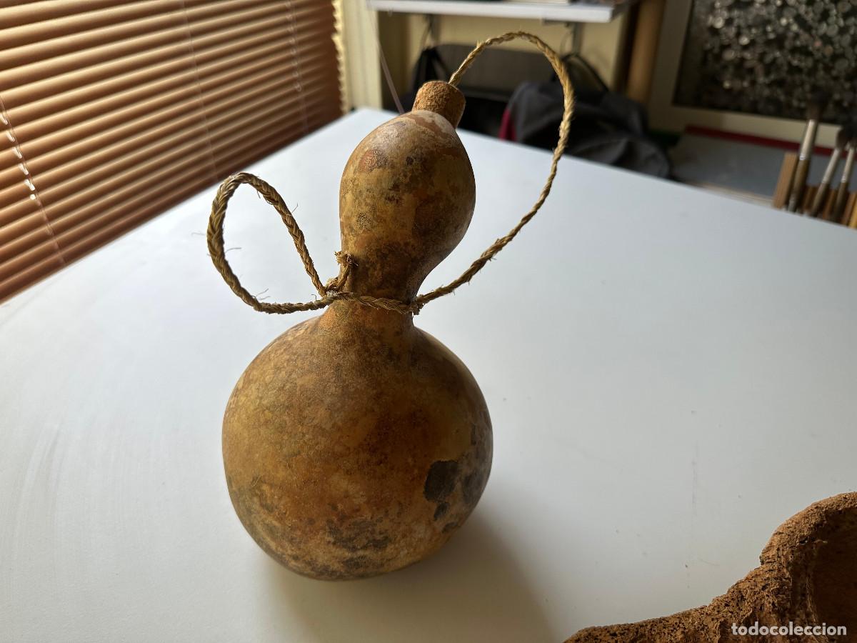 Antig&uuml;edades: CANTIMPLORA DE PASTOR Y CUCHARROS DE CORCHO - Foto 15