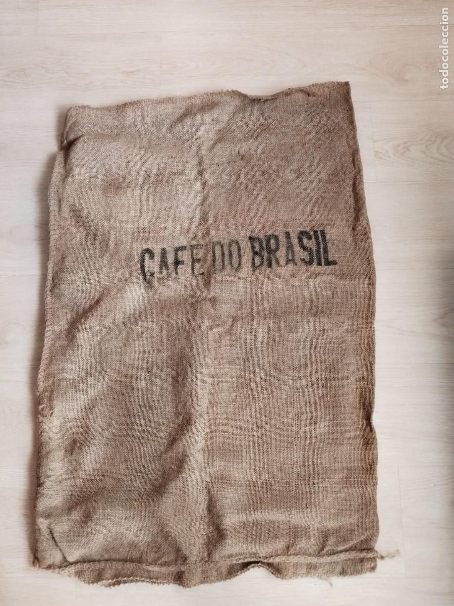 Antig&uuml;edades: Saco Arpillera Caf&eacute; do Brasil. USICAF&Eacute;. - Foto 1