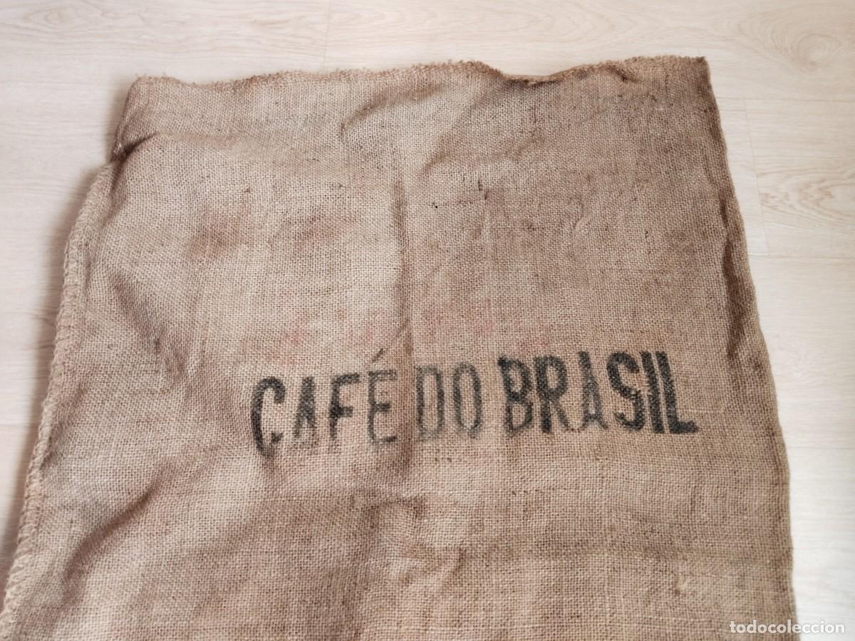 Antig&uuml;edades: Saco Arpillera Caf&eacute; do Brasil. USICAF&Eacute;. - Foto 2