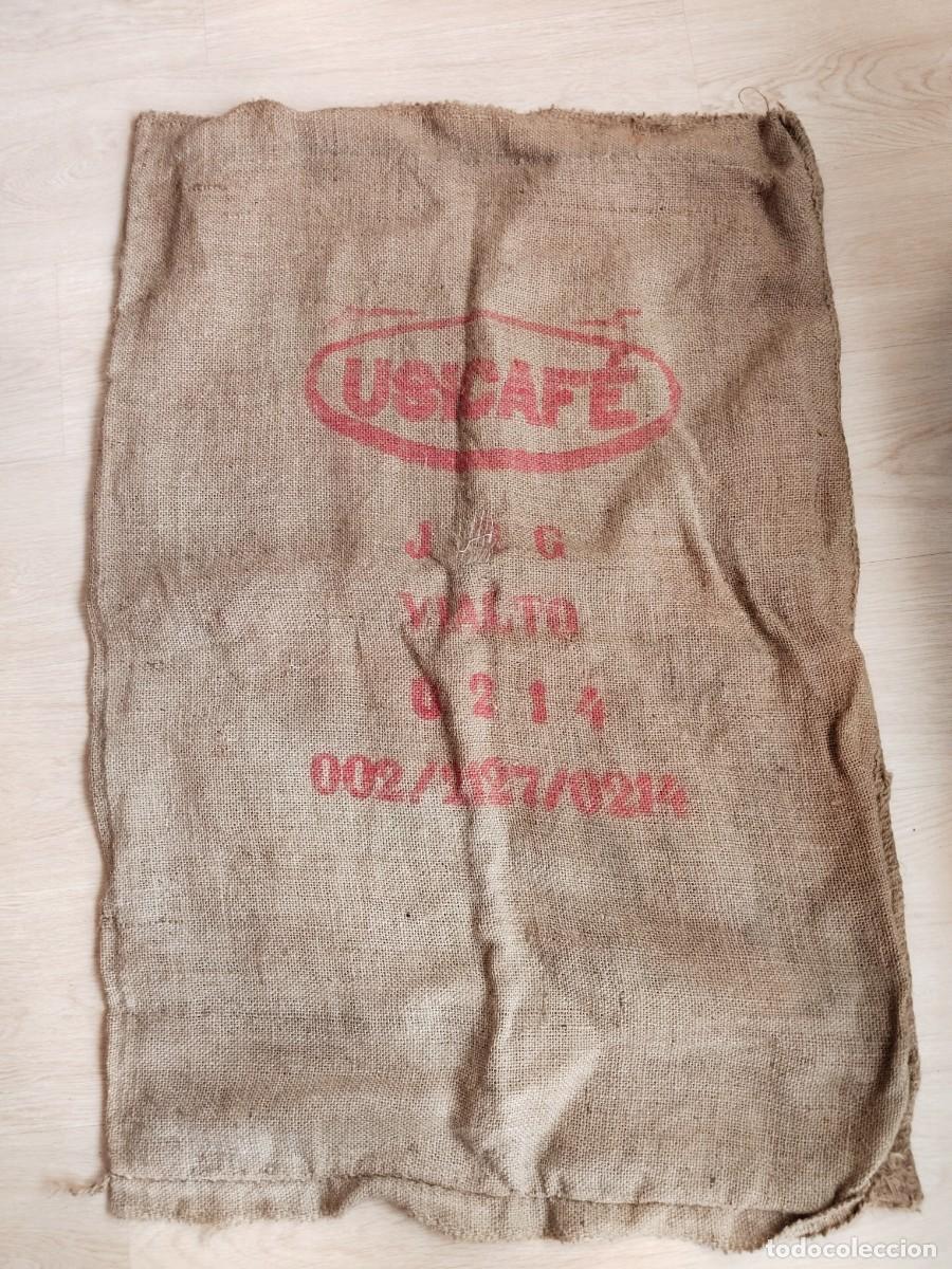 Antig&uuml;edades: Saco Arpillera Caf&eacute; do Brasil. USICAF&Eacute;. - Foto 4