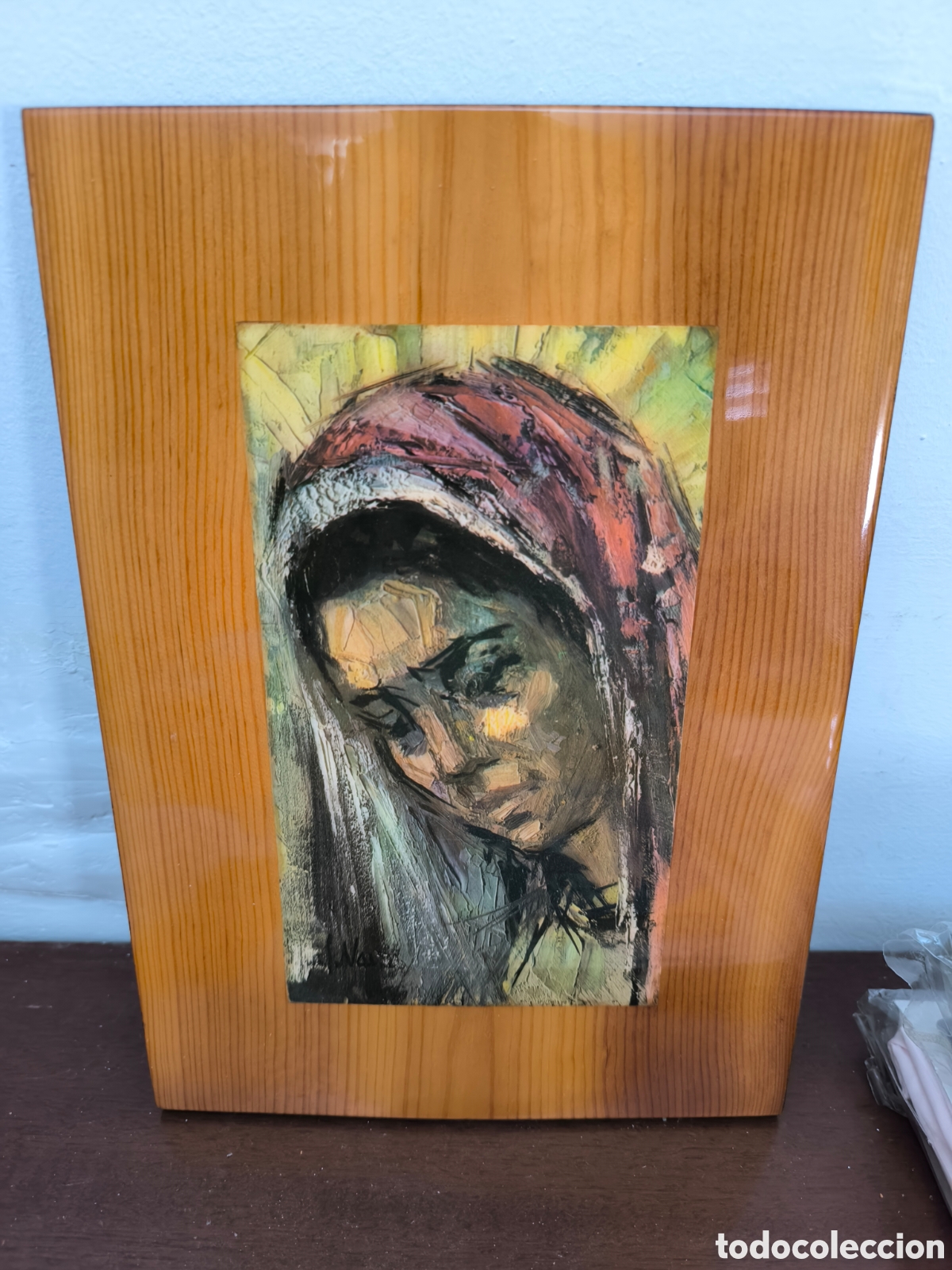 Antig&uuml;edades: Cuadro de la virgen maria antiguo - Foto 1