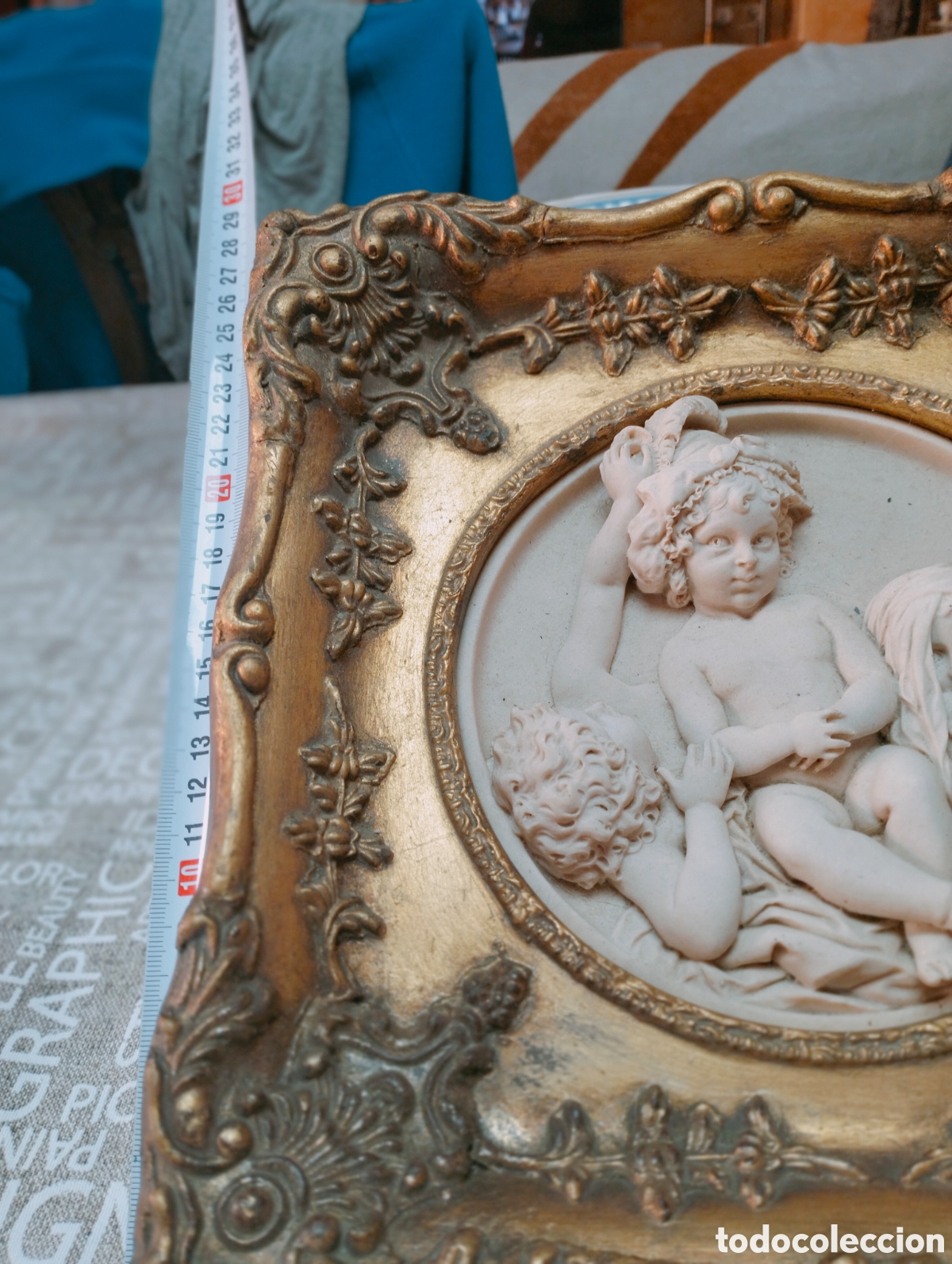 Antig&uuml;edades: Pareja de querubines antiguos (2) - Foto 7