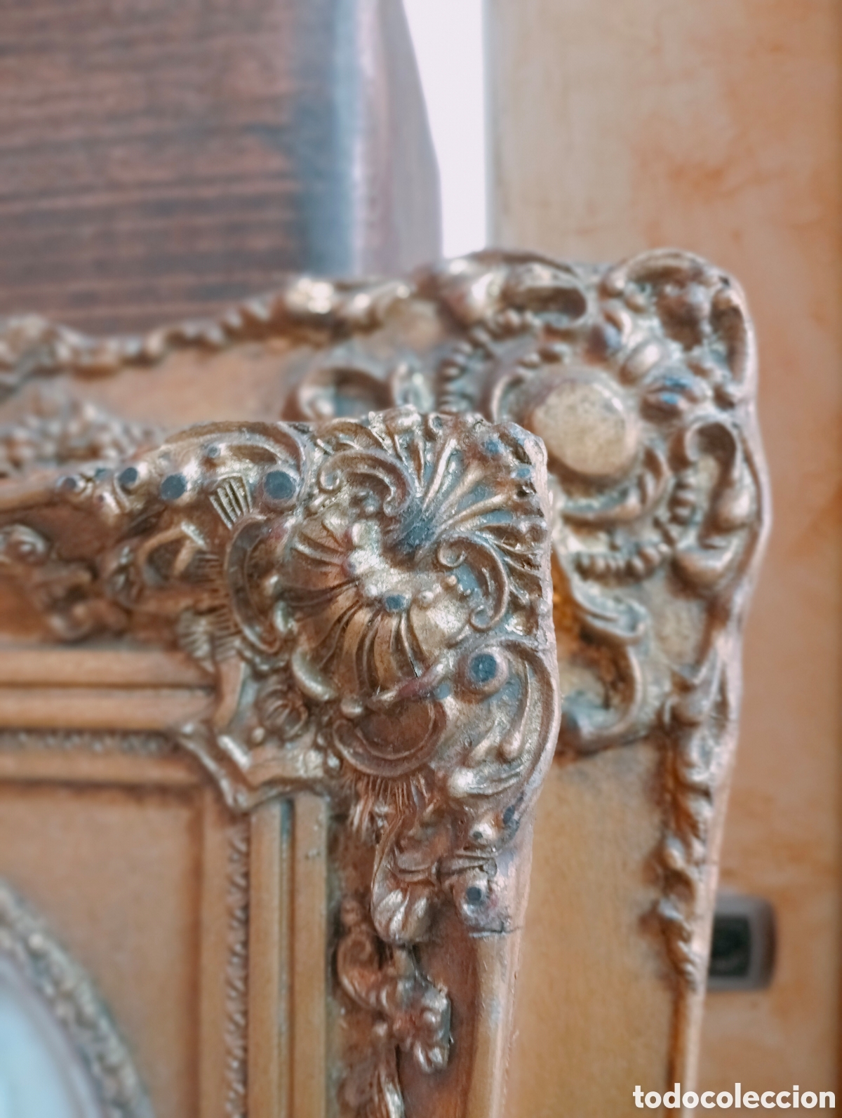 Antig&uuml;edades: Espejo de querub&iacute;n antiguo (2) - Foto 6