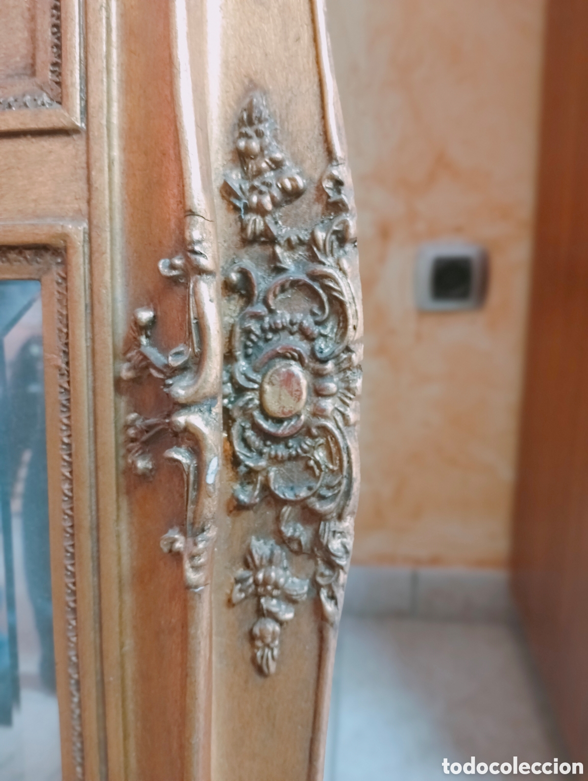 Antig&uuml;edades: Espejo de querub&iacute;n antiguo (2) - Foto 7