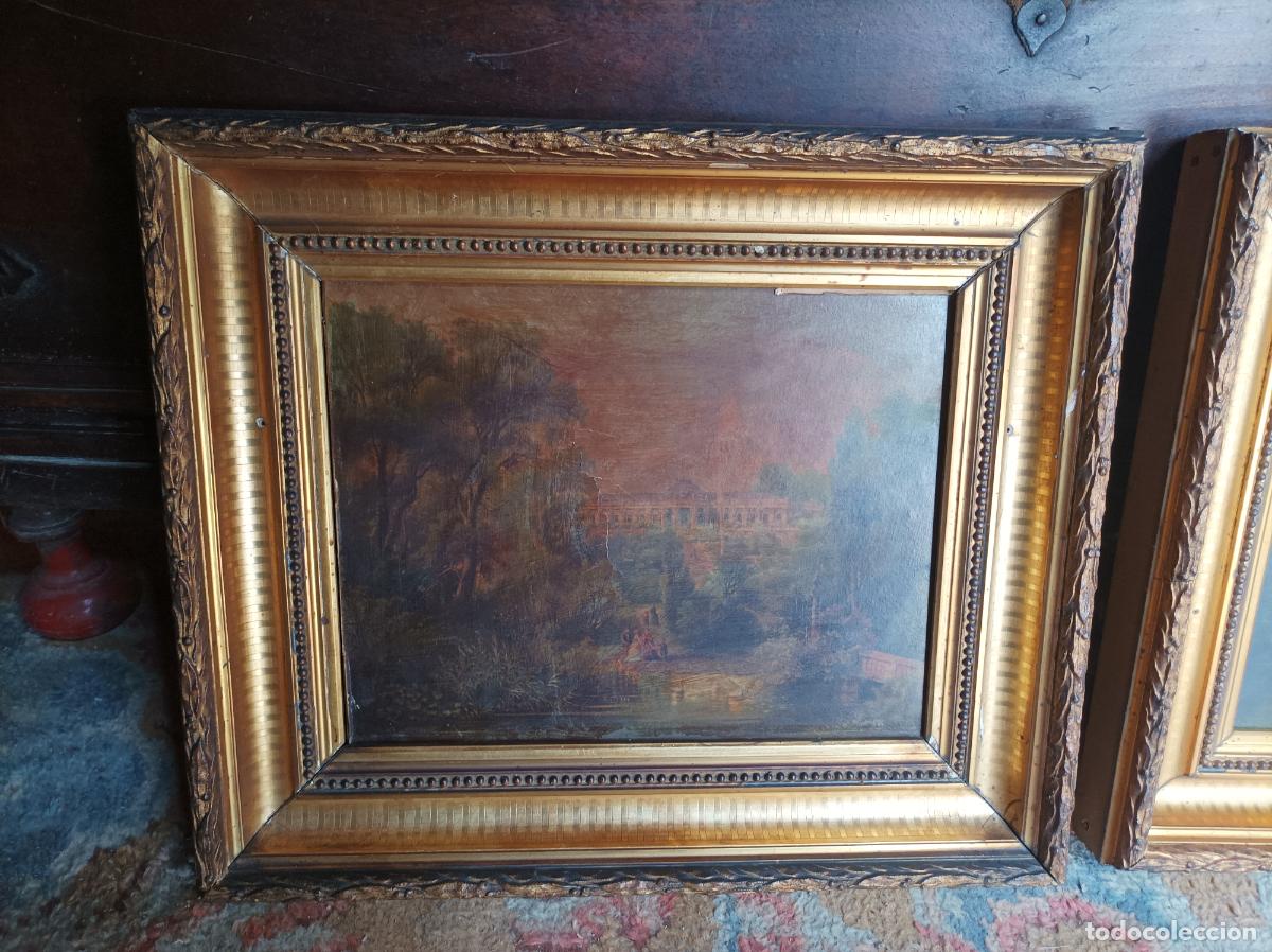 Antig&uuml;edades: Pareja de marcos del S XIX. - Foto 21