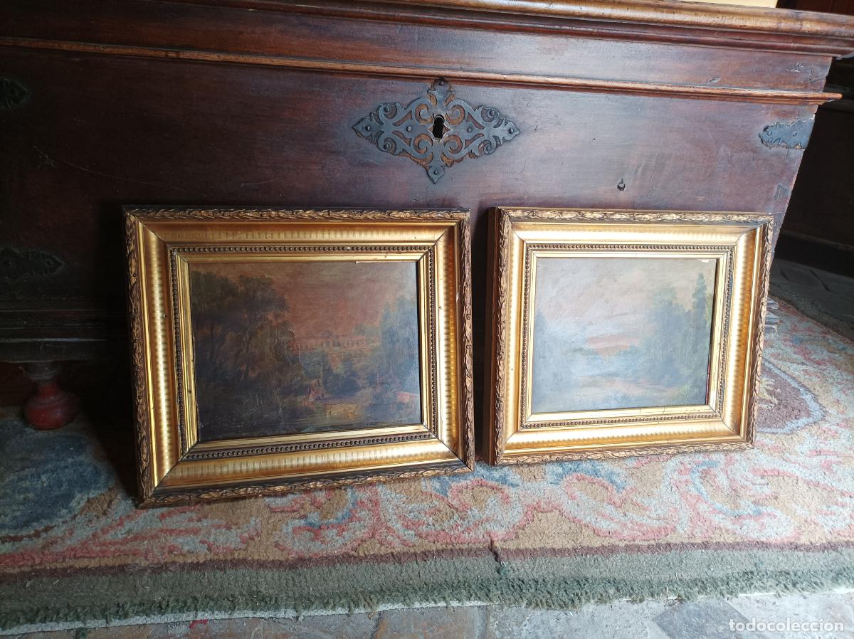 Antig&uuml;edades: Pareja de marcos del S XIX. - Foto 23
