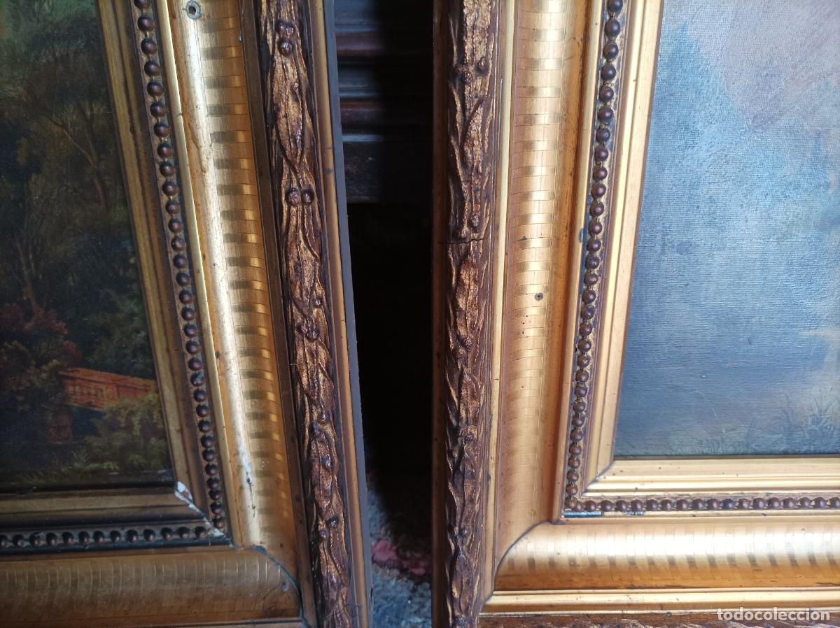 Antig&uuml;edades: Pareja de marcos del S XIX. - Foto 26