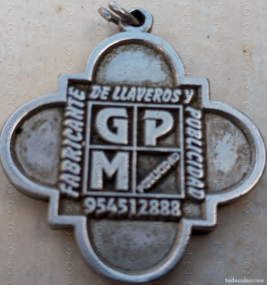 Antig&uuml;edades: SEVILLA JESUS DEL GRAN PODER MEDALLA ANTIGUA 4CM CJ1 - Foto 3