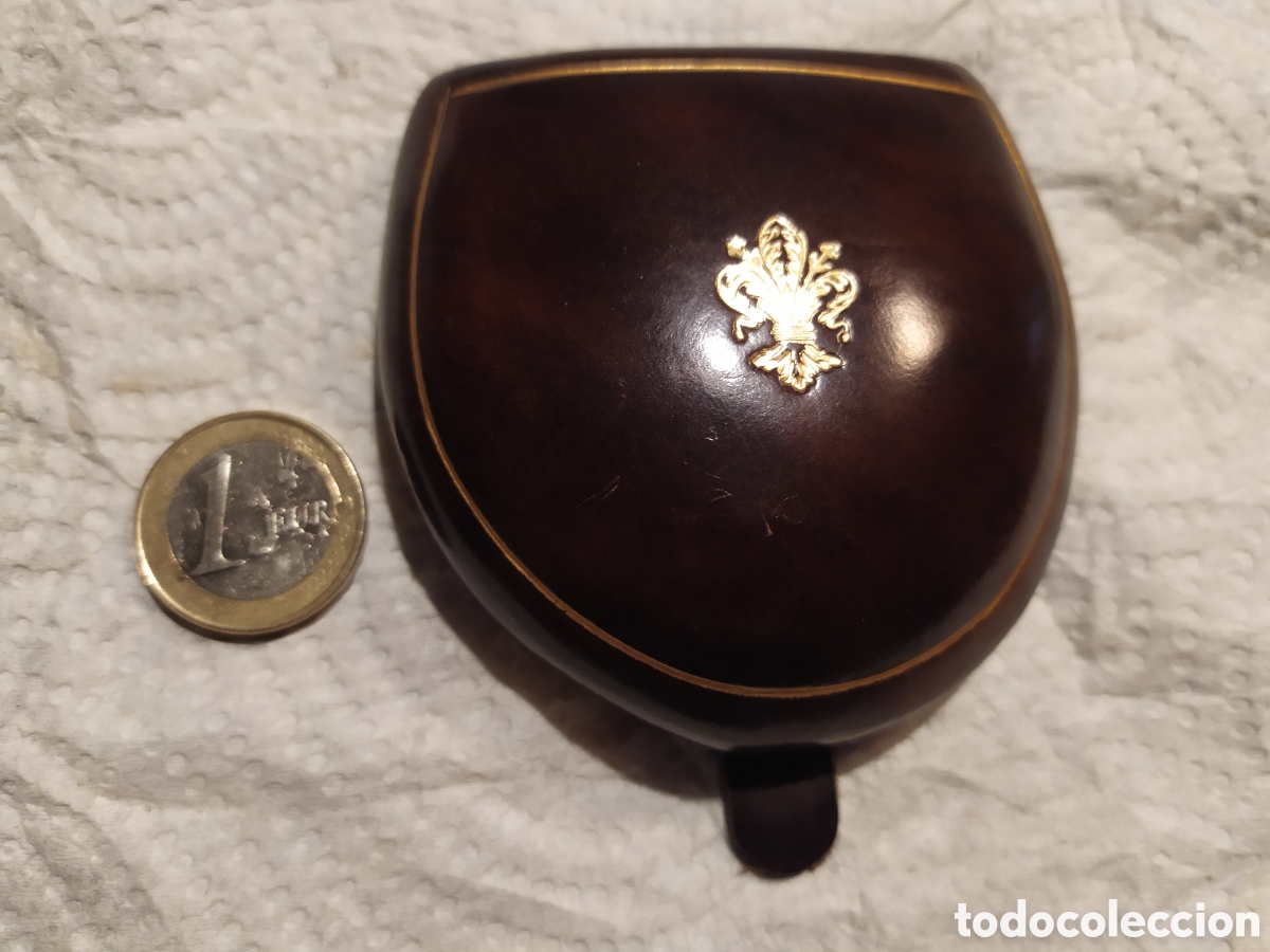 Antig&uuml;edades: Monedero florentino de cuero. - Foto 2