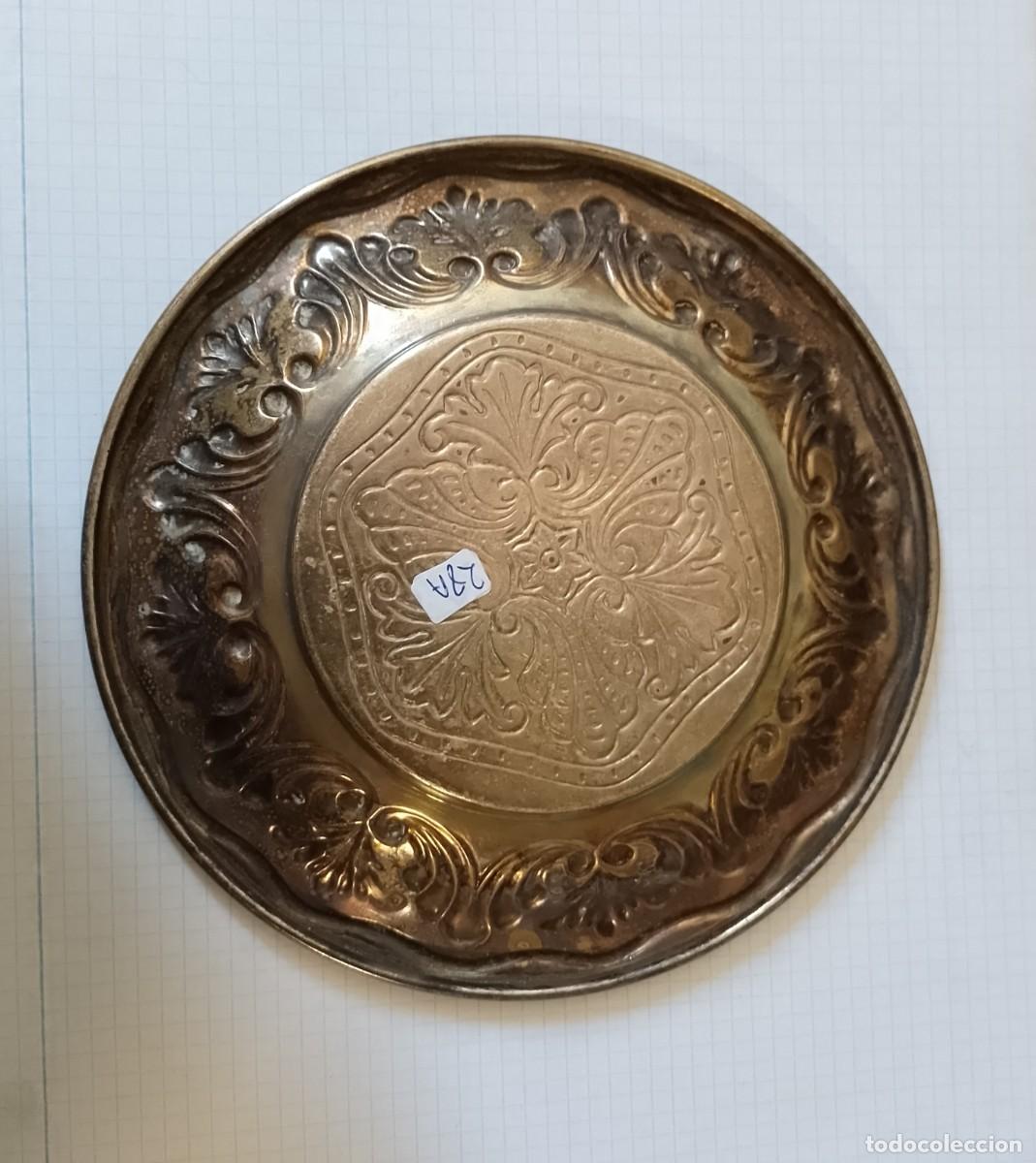 Antig&uuml;edades: Plato de plata o ba&ntilde;o de plata - Foto 2