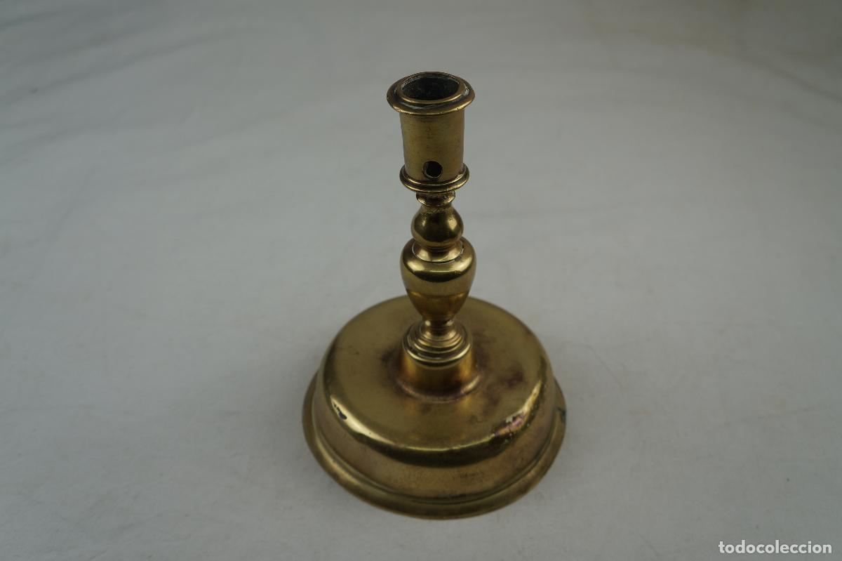 Antig&uuml;edades: CANDELERO ESPA&Ntilde;OL. SIGLO XIX. - Foto 3