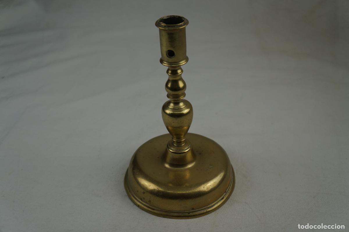 Antig&uuml;edades: CANDELERO ESPA&Ntilde;OL. SIGLO XIX. - Foto 4