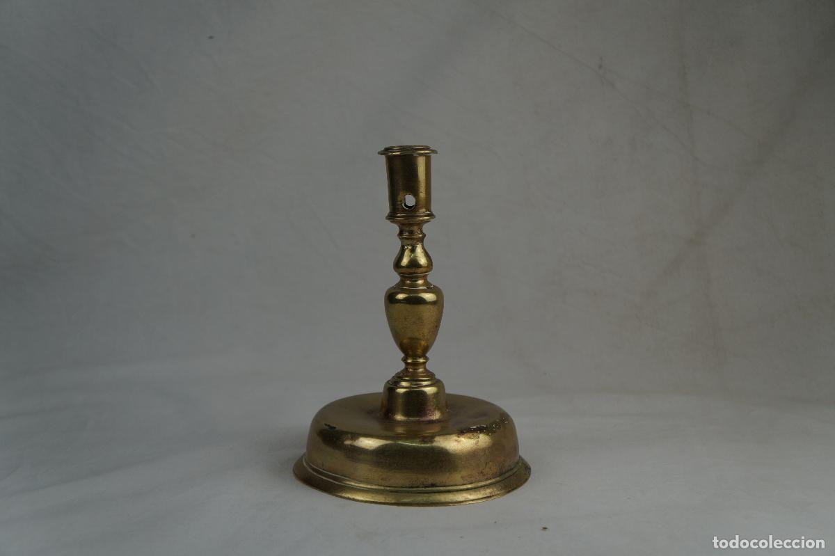 Antig&uuml;edades: CANDELERO ESPA&Ntilde;OL. SIGLO XIX. - Foto 1