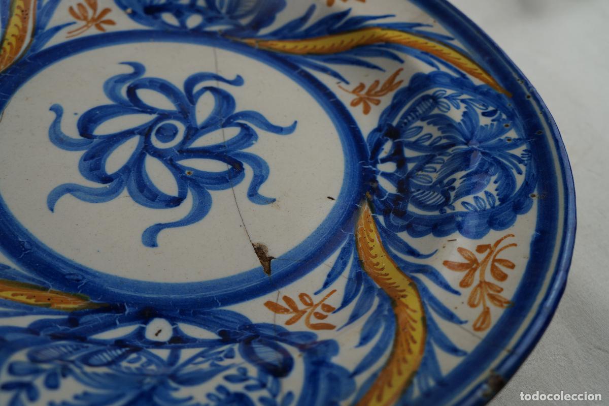 Antig&uuml;edades: Plato &ndash; Manises &ndash; Siglo XIX - Foto 2
