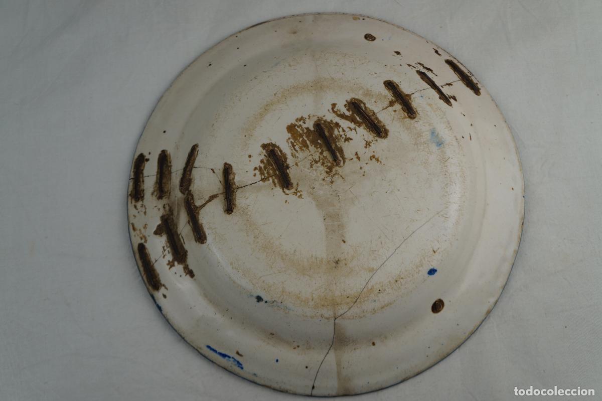Antig&uuml;edades: Plato &ndash; Manises &ndash; Siglo XIX - Foto 4