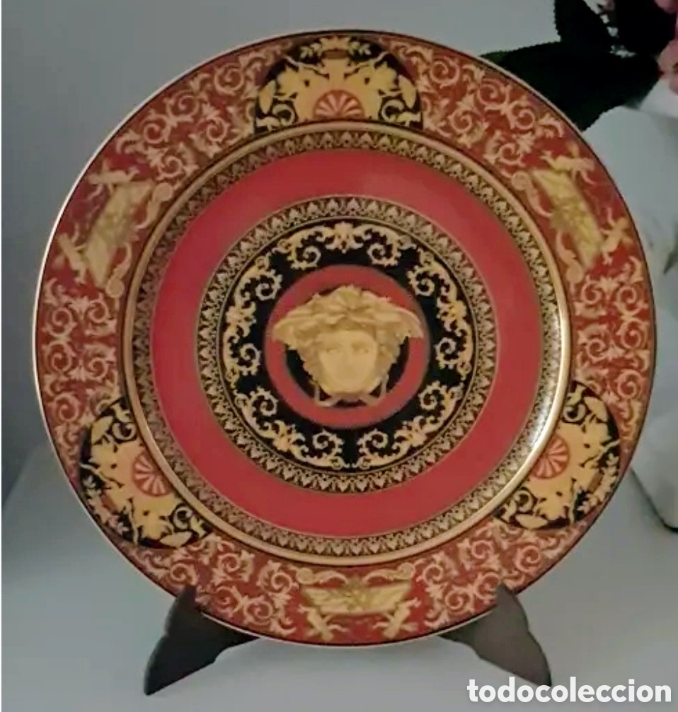 Antig&uuml;edades: Plato de presentaci&oacute;n Ikarus medusa Versace - Foto 3