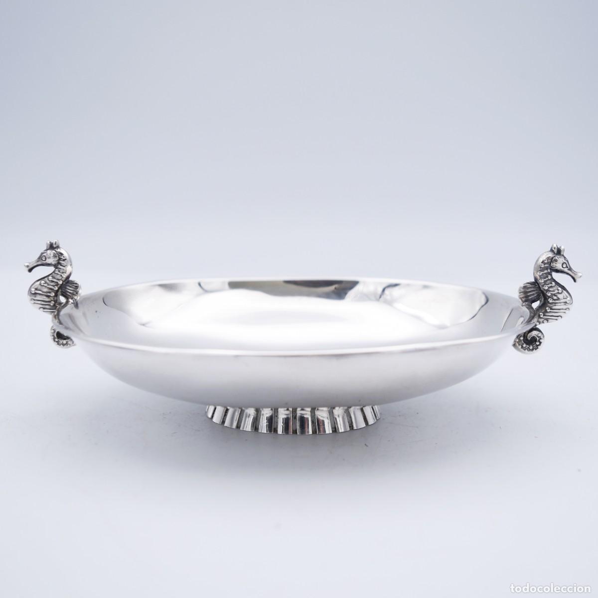 Antig&uuml;edades: Bandeja bombonera de plata - Foto 10