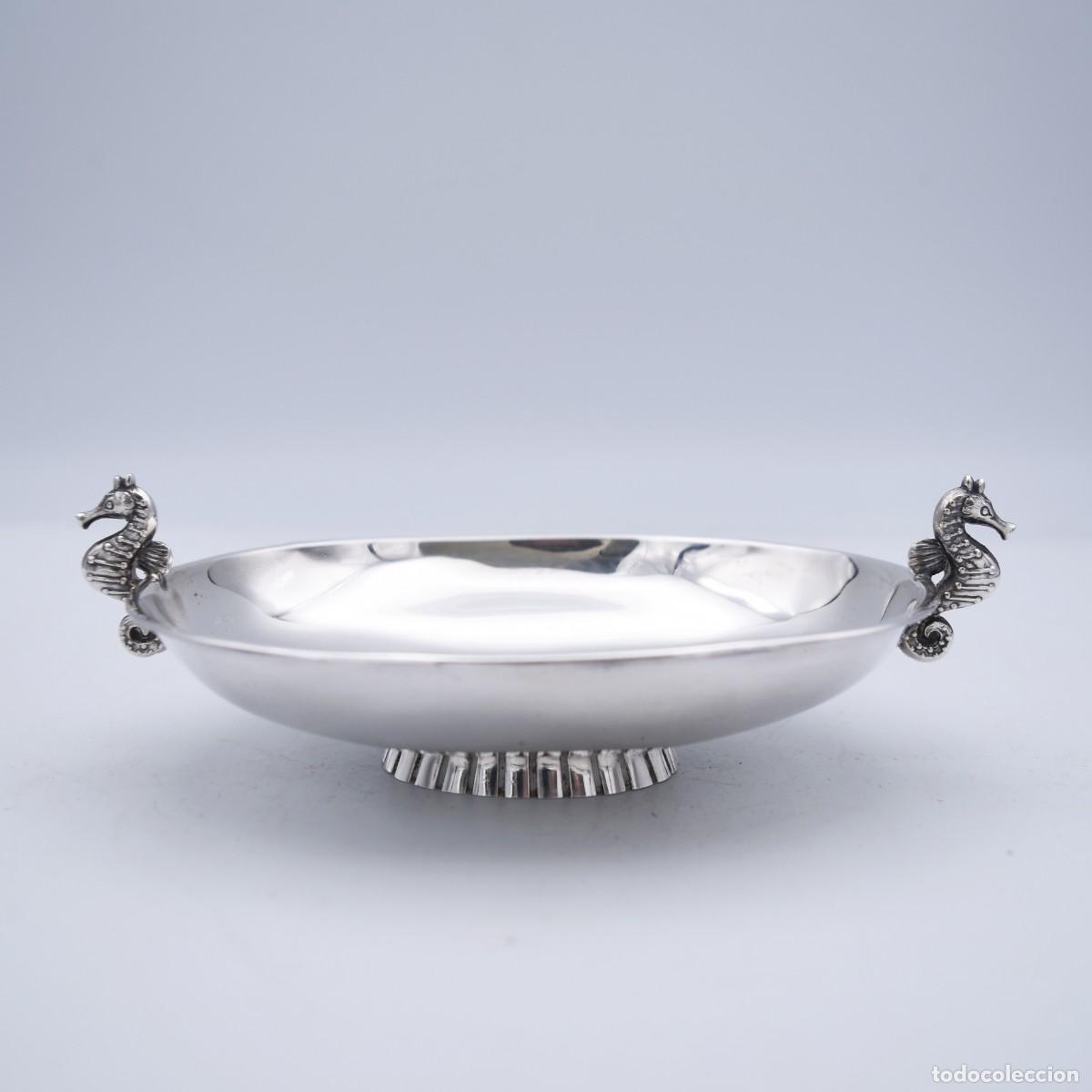 Antig&uuml;edades: Bandeja bombonera de plata - Foto 11