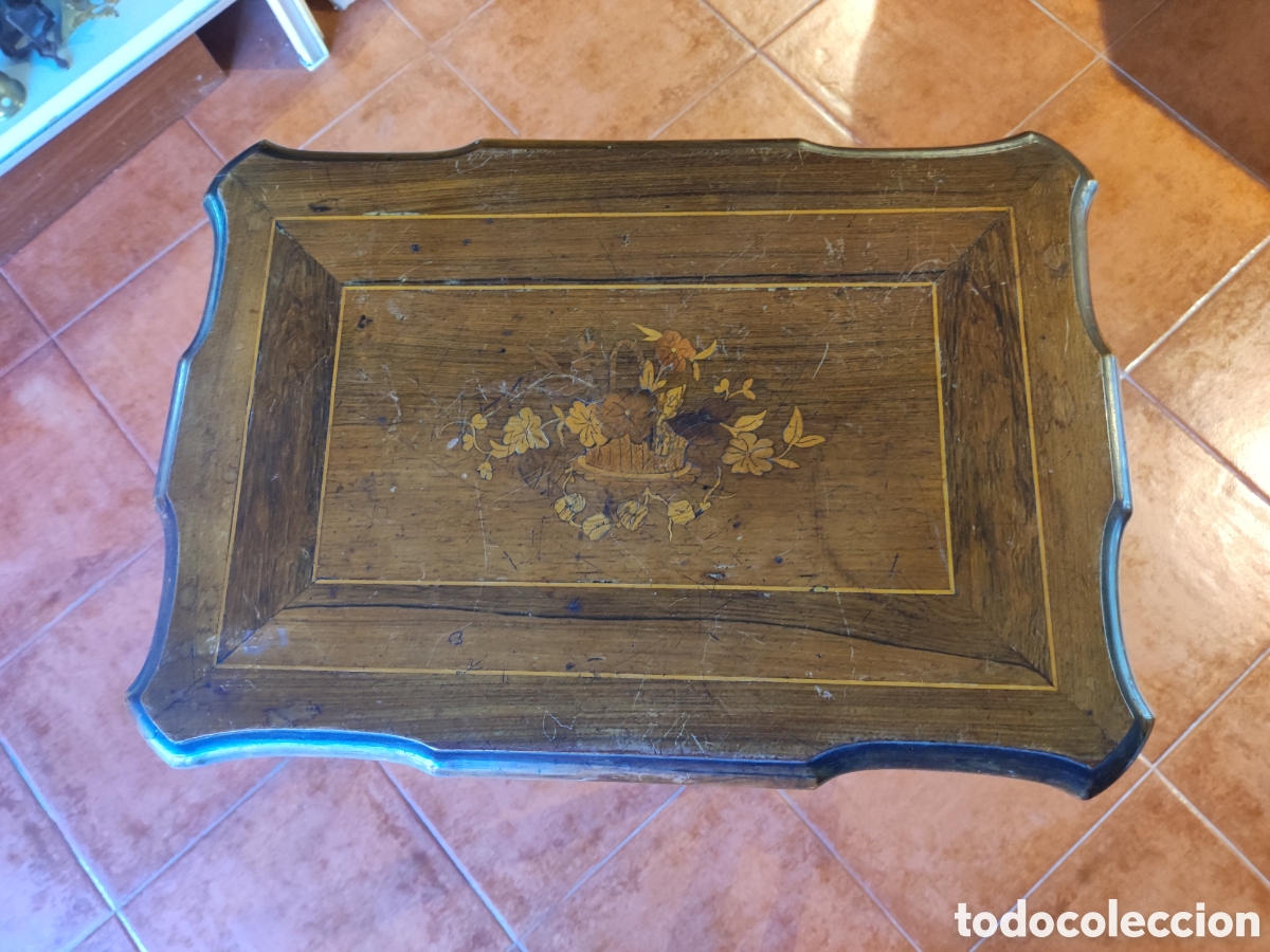 Antig&uuml;edades: Costurero antiguo siglo XIX - Foto 2