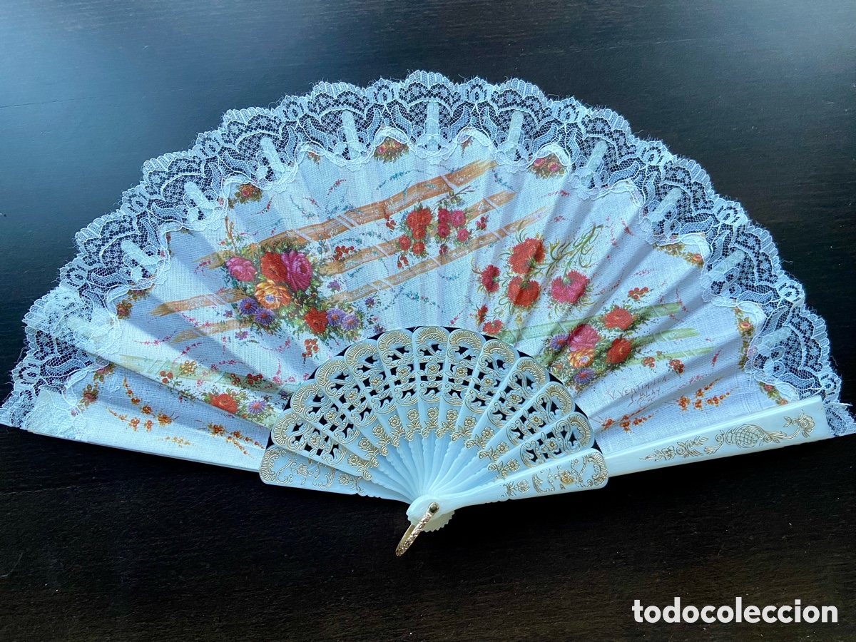 Antig&uuml;edades: Colecci&oacute;n abanicos antiguos - Foto 4
