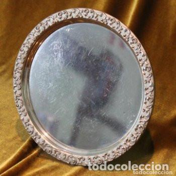 Antig&uuml;edades: Bandeja o plato de alpaca. - Foto 2