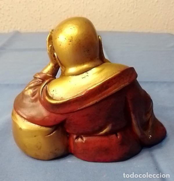 Antig&uuml;edades: figura resina buda sentado - Foto 3