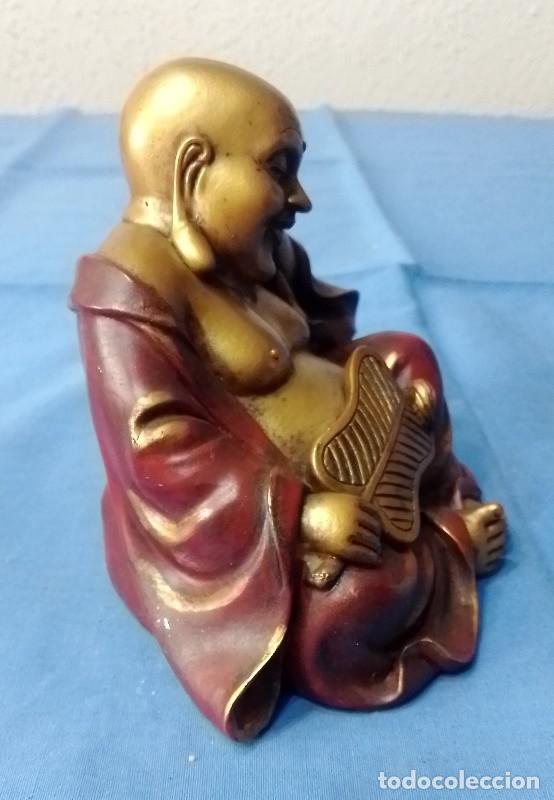 Antig&uuml;edades: figura resina buda sentado - Foto 4
