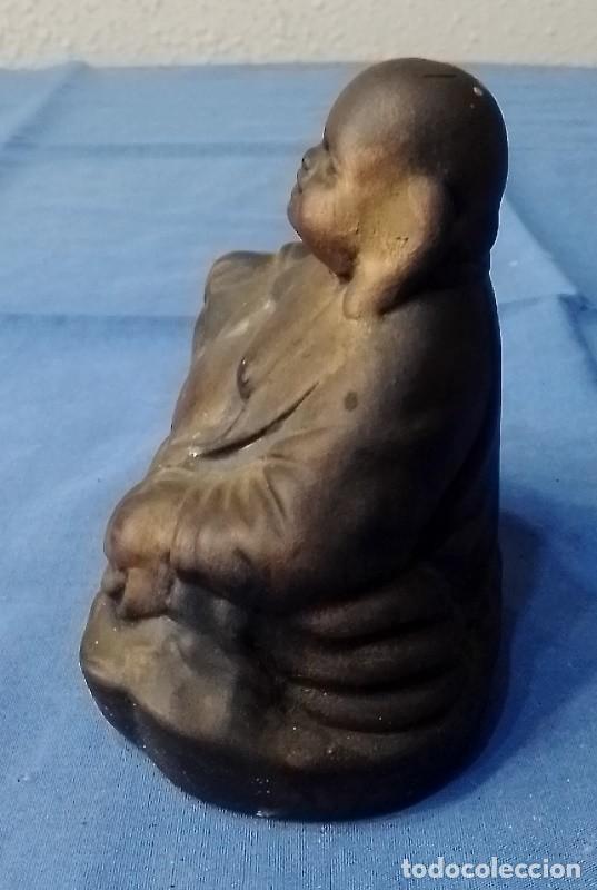 Antig&uuml;edades: figura barro buda sentado - Foto 4