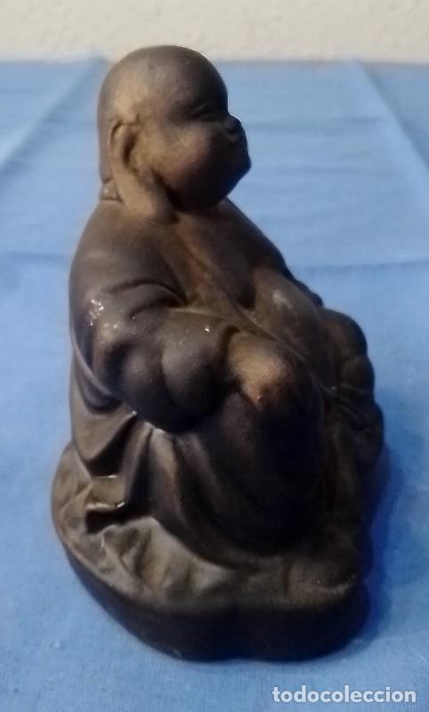 Antig&uuml;edades: figura barro buda sentado - Foto 6