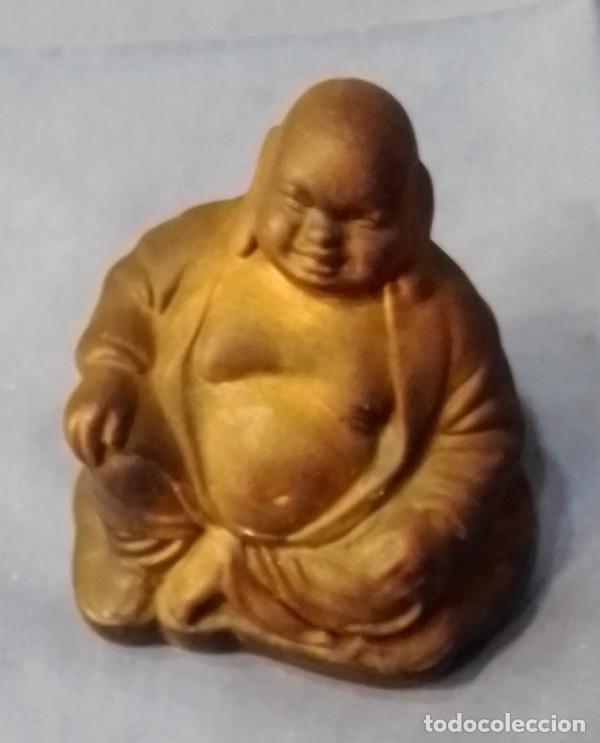 Antig&uuml;edades: figura barro buda sentado - Foto 8