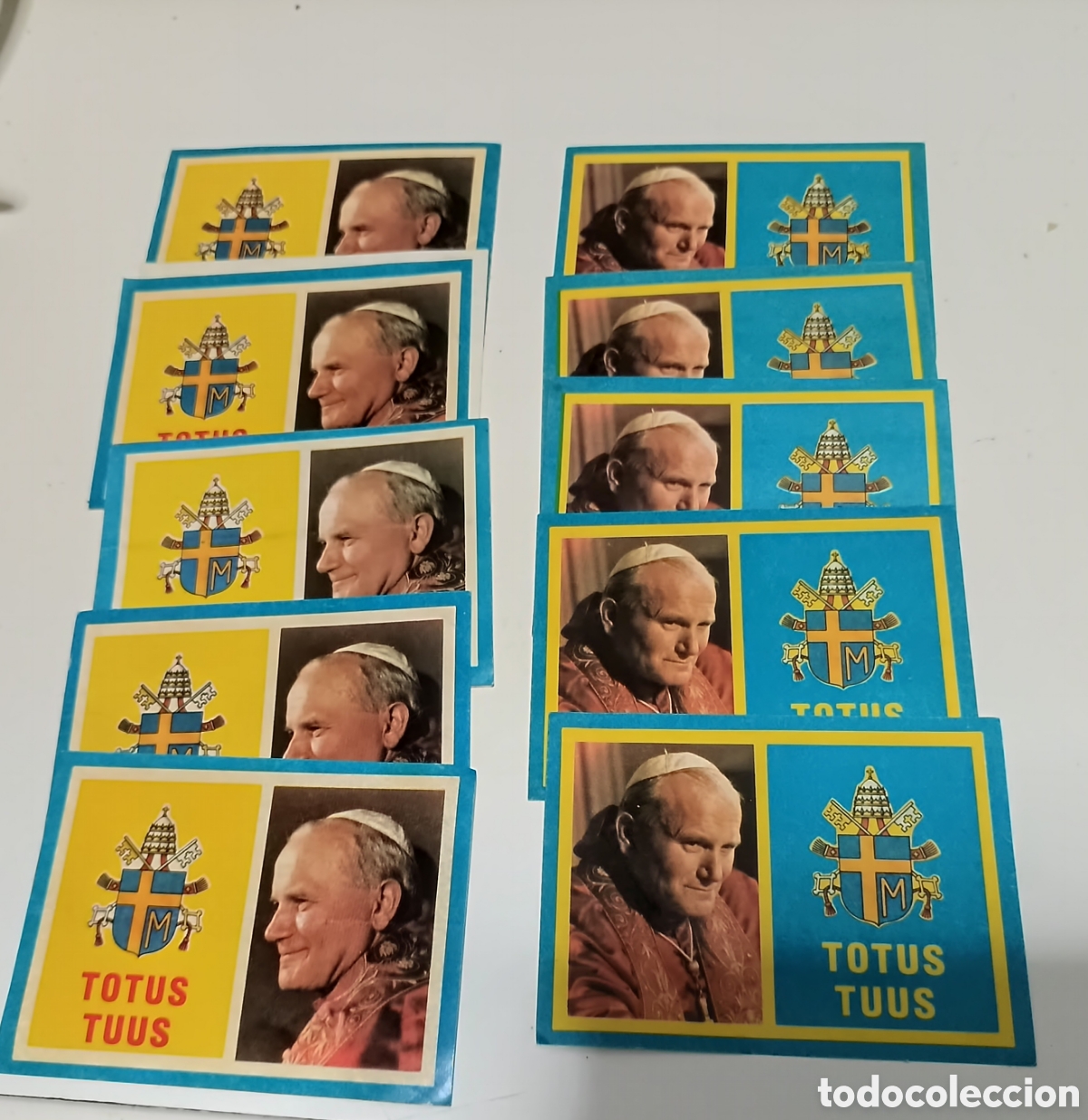 Antig&uuml;edades: Estampas del Papa Juan Pablo II - Foto 1