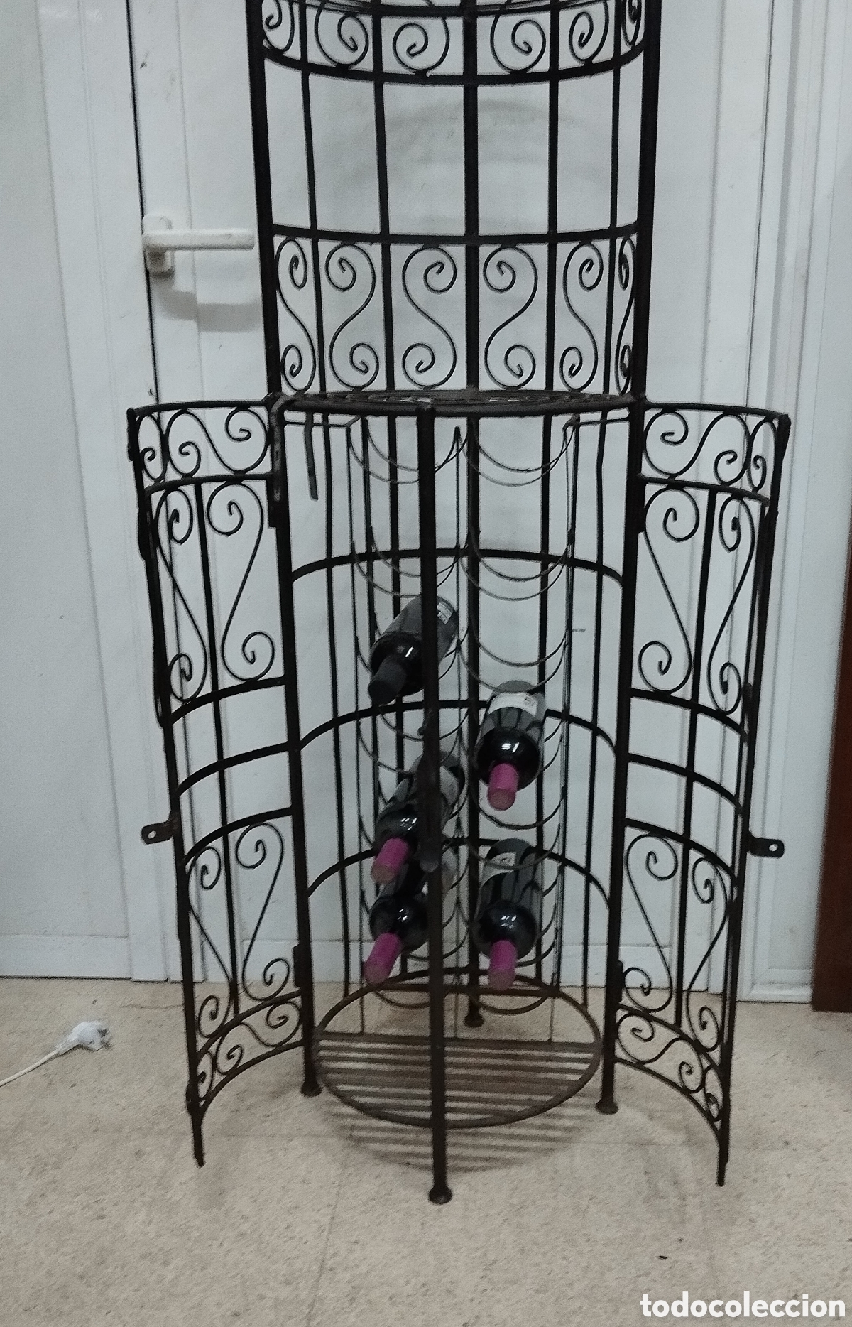 Antig&uuml;edades: Botellero de vino antiguo - Foto 3